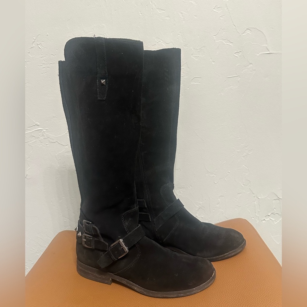 Marc Fisher Black Leather Boots